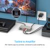 XPTSFDU HDMI ARC to RCA Audio Converter 3 in 1 Digital to Analog Audio Converter with Optical Coaxial ARC Input Toslink Coaxial RCA AUX Output Support Dolby DTS LPCM for TV Soundbar Home Theater view 4