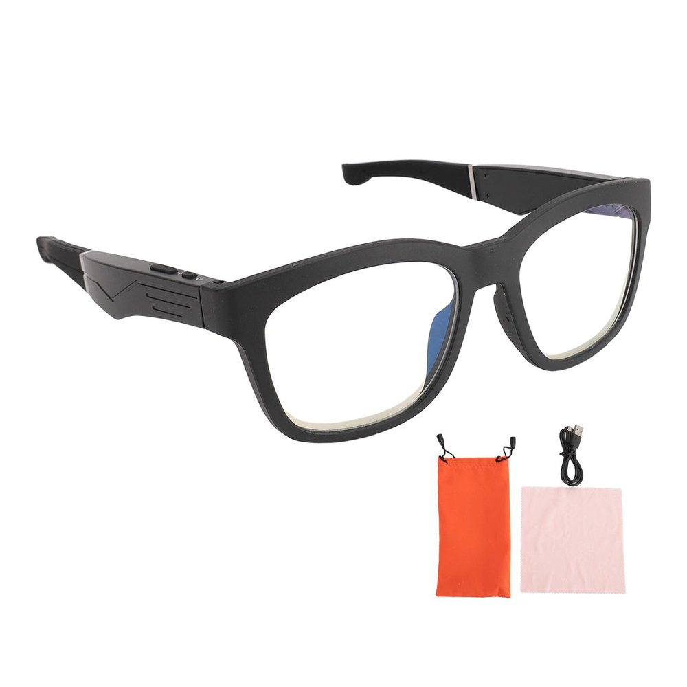 Vvikizy Smart Glasses For Women,BT5.0 Smart Glasses For Men Support Touch Control Noise Canceling Stereo Open Sound Smart Glasses For Outdoor Cycling Sports