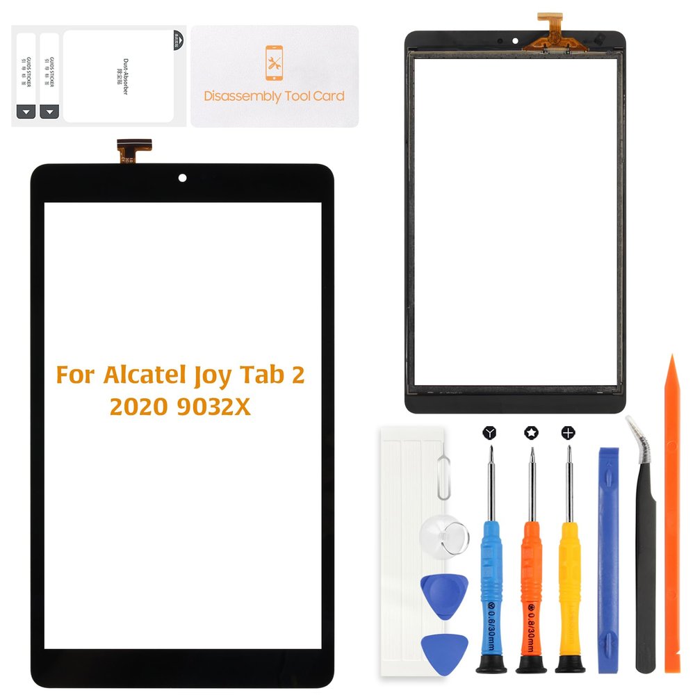 Olivechard Touch Screen Replacement for Alcatel Joy Tab 2 / 3T 2020 9032X 9032Z 9032T 9032W 8-Inch Digitizer Front Glass Panel with Repair Tools (Not LCD Display) | Replacement Touchscreen
