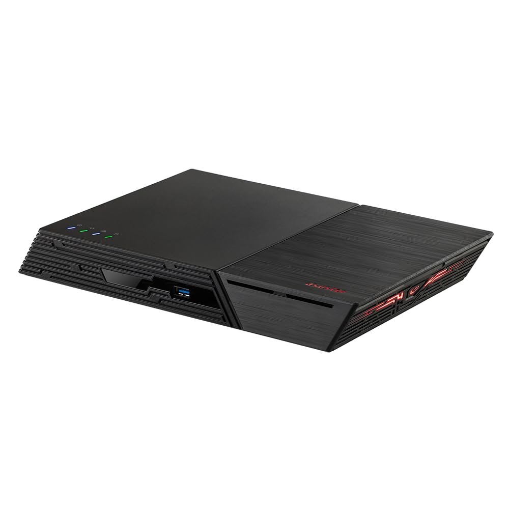 Asustor / DiscTech 6TB NAS Bundle: Flashstor 6 FS6706T NAS Server with 6x1TB NVMe M.2 SSDs, 4GB RAM, Dual 2.5GbE LAN Ports