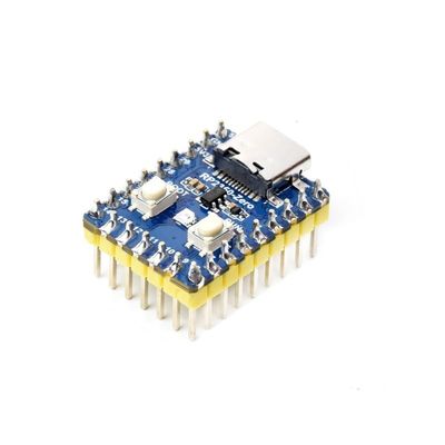 RP2350-Zero Mini Development Board, Raspbery Pi Microcontroller Development Board, Based On Raspbery Pi Dual-core & Dual-Architecture Microcontroller, with Pre-Soldered Header (RP2350-Zero-M)