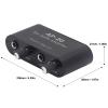2CH Sound Amp, Aluminum Alloy Balanced Input 1/4in 6.5mm Gain Independent Adjustment 020db Sound Preamplifier view 3