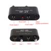 2CH Sound Amp, Aluminum Alloy Balanced Input 1/4in 6.5mm Gain Independent Adjustment 020db Sound Preamplifier view 4