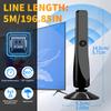 Amplified HD Digital TV Antenna for Smart TV Indoor, Supports 4K 8K 1080p, High Performance Coax Cable, Miles Coverage Range view 2