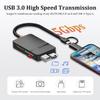 6-in-1 Multi Memory Card Reader USB-C and Lighting,SD Card Reader USB Adapter for iPhone/IPad/MacBook Pro/Air,Support Micro SD/TF/CF/MS/M2/SDHC/SDXC Card view 4