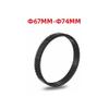 FEICHAO Seamless Focus Gear Ring Rotation Follow Focus Ring for SLR DSLR Camera Accessories (67-74mm) view 2