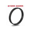 FEICHAO Seamless Focus Gear Ring Rotation Follow Focus Ring for SLR DSLR Camera Accessories (74-80mm) view 2