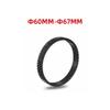 FEICHAO Seamless Focus Gear Ring Rotation Follow Focus Ring for SLR DSLR Camera Accessories (60-67mm) view 2
