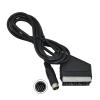 1.8m/5.9ft Scart RGB Cable Cord Video Connector Compatible with The Sg Compatible with The Sat
