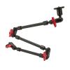 31in Adjustable Articulating Arm with 1 / 4in 3 / 8in Thread Articulating Arm Camera Mount 360 Degree Rotation for Camera Phone view 3
