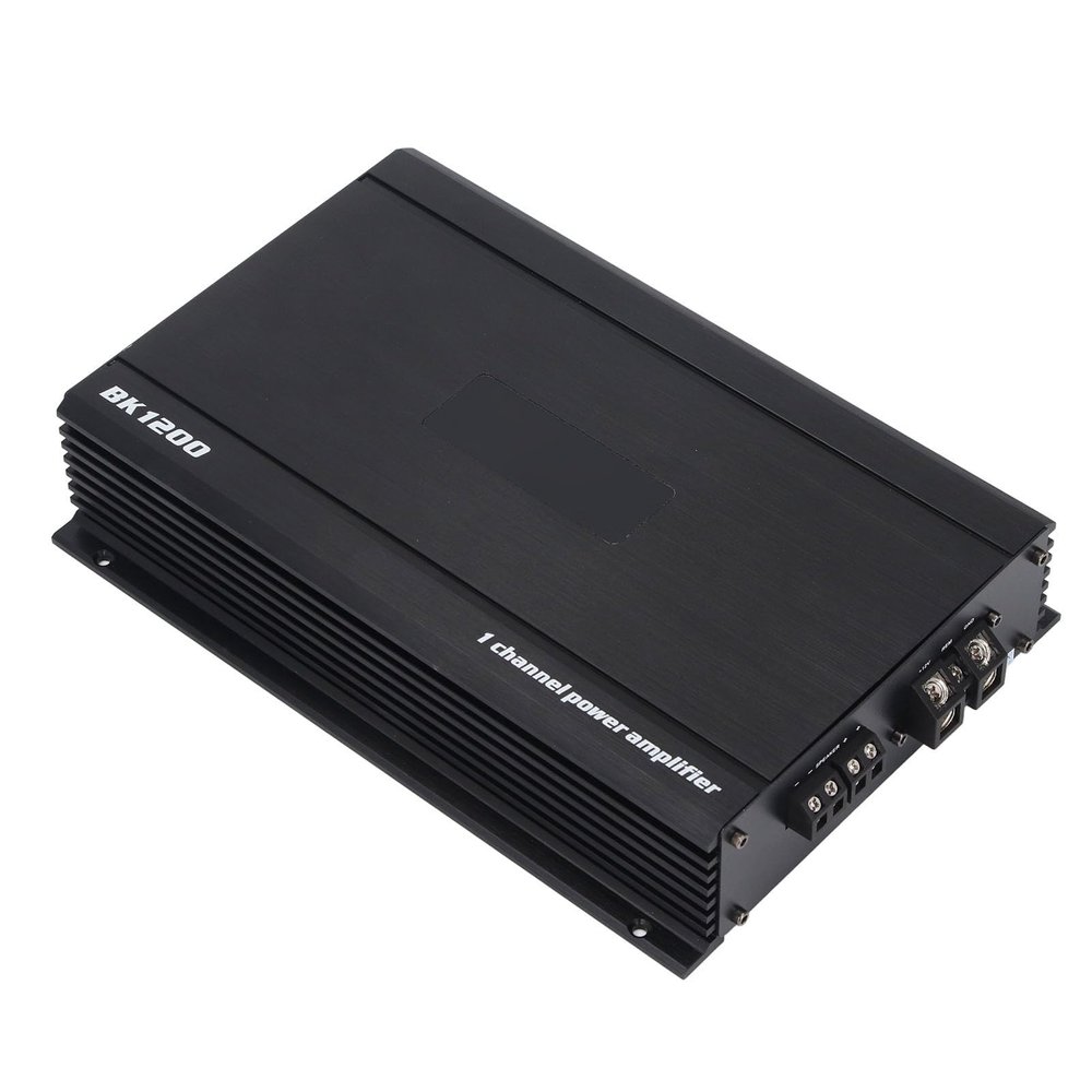 Car Amp Marine Amplifier, 1 Channel Car Amplifier 2500W High Power Subwoofer Amplifier Kit for DC 11 to 15V Car Truck Boat UTV Motorcycle