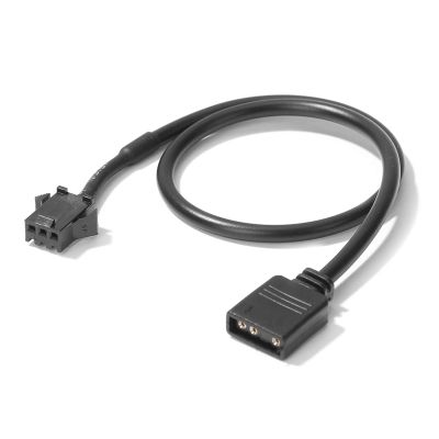 30cm Computer Motherboard Light Strip Conversion Cable Replacement 5V 3 Pin / 12V 4 Pin Motherboard RGB Adapter Cable(3P Male)