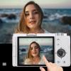 5K 4K Digital Camera for Photography, 5K Vlogging Camera for, 64MP 12X Zoom 3.2 inch Flip Screen, Autofocus Anti Shake, Optical Zoom Point and Shoot Digital Cameras view 4
