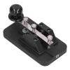 CW Key Morse Code Telegraph Tapper Manual Practice Tool, Portable ABS Iron Material, Ideal for Beginner Morse Code Learners, with Buzzer view 1