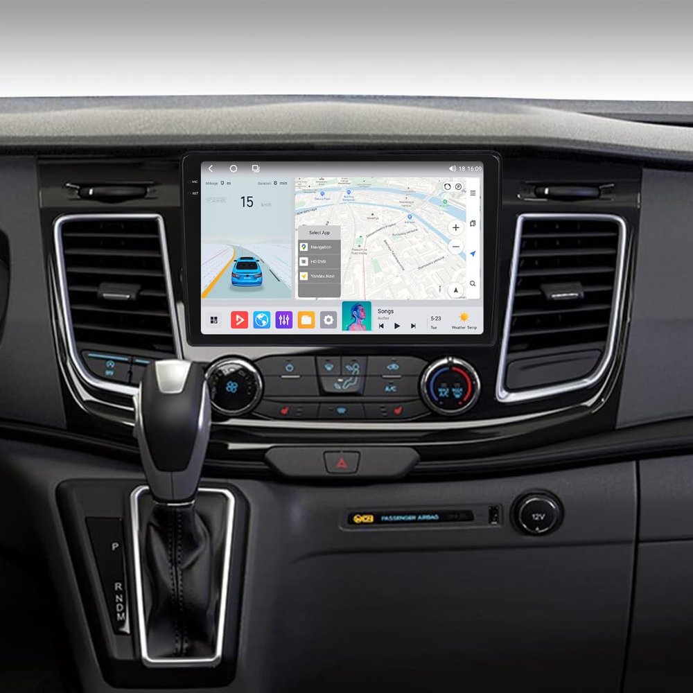 MekedeTech Android Car Stereo for Ford Transit 250 350 Cargo 2018 2019 2020 2021 2022 2023 2024 Head Unit,10.1 inch Touch Screen Upgrade with 4G LTE Wireless CarPlay/Android Auto,8 core 2+32G