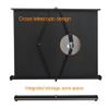 QCSJM Portable Projector Screen 20" 30" 40" 50" Desktop Retractable Projection Screen HD 4K Manual Pull Up Movie Screen for Home Theater Indoor Outdoor, Anti-Crease(40 Inch (4:3)) view 4