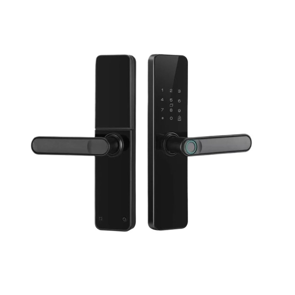 KIEEQGAK Tuya APP WiFi Smart Door LockIntelligence LockBiometric Fingerprint Smart Keyless Access Password IC Card Smartlife(22x125 5050)