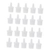 50Pcs extension Glue Bottle Tips Replacement Eyelash Grafting Bottle Plug Plastic Glue Applicator Tips for Precision Application Lash Extensions view 1