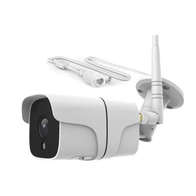 QDVOPHZA 5MP Outdoor WiFi PoE Camera H.265 Human Detect CCTV IP Camera 2MP TF Card Audio 3.6mm Fixed Lens Surveillance Camera(3.6mm,U/S_2MP -128G Card)