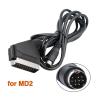 ACGTUY 1.8m RGB Scart Cable Compatible with The PS 2/1/3 / SG Mega Drive1/ MD2/ DC Dreamcast/Sat/X-Box/X-Box 360 Retro Video Game Consoels(for Dreamcast) view 3