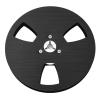 Phefop Empty Reel 1/4 5 Inch 3 Hole Open Reel Sound Tape Empty Reel Aluminum Alloy Tape Recorder Repair Reel Replacement (Black) view 1