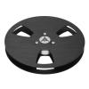 Phefop Empty Reel 1/4 5 Inch 3 Hole Open Reel Sound Tape Empty Reel Aluminum Alloy Tape Recorder Repair Reel Replacement (Black) view 4
