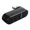 4 Port USB3.0 2.0 Hubs 180 Rotatable USB C High Speed Data Transfer Disk Splitter Drives Adapter for Laptop PC view 1
