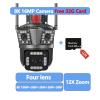 QDVOPHZA 8K 16MP IP Camera 12X Zoom Four Lens Wireless WiFi Outdoor PTZ Security Home Protection Auto Tracking CCTV Video Surveillance(A/U,8K 16MP Camera) view 2