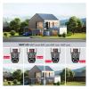QDVOPHZA 8K 16MP IP Camera 12X Zoom Four Lens Wireless WiFi Outdoor PTZ Security Home Protection Auto Tracking CCTV Video Surveillance(A/U,8K 16MP Camera) view 4