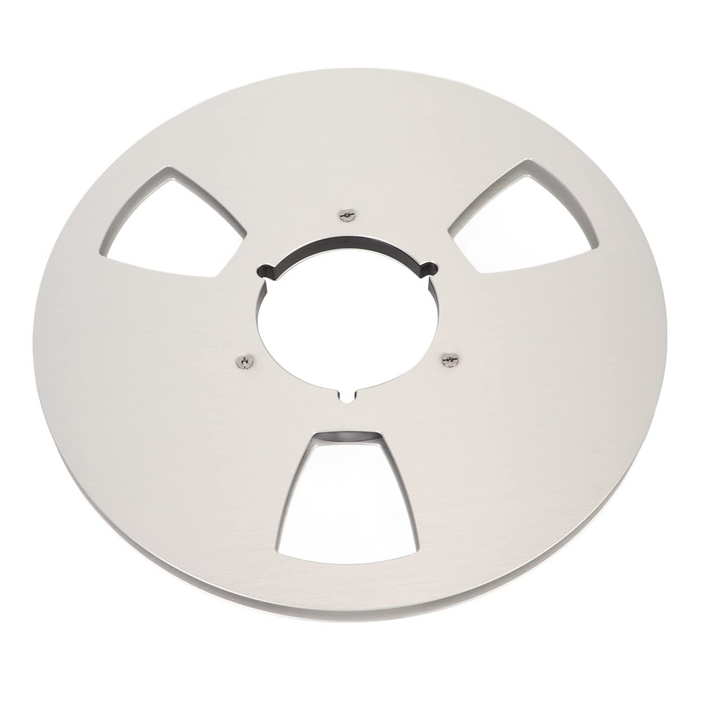 Phefop Empty Tape Reel, Easy to Install 1/4 10 Inch Analog Recording Tape for Open Reel Players (Phefop1a6bukv2io-12)
