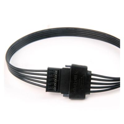 Chunsu Sata Power Extension Cable Hard Disk Sata Male to Female Power Adapter Cable-30cm