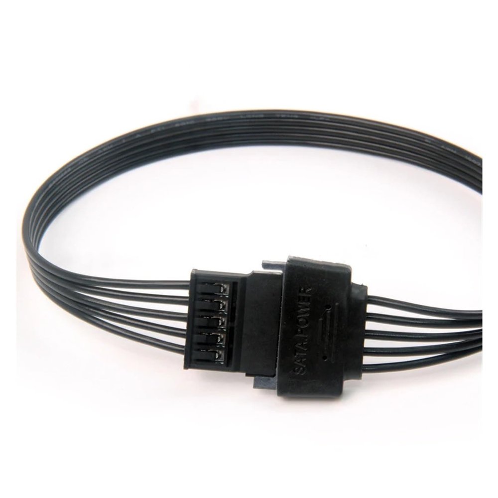 Chunsu Sata Power Extension Cable Hard Disk Sata Male to Female Power Adapter Cable-30cm