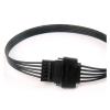 Chunsu Sata Power Extension Cable Hard Disk Sata Male to Female Power Adapter Cable-30cm view 1