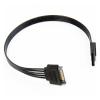 Chunsu Sata Power Extension Cable Hard Disk Sata Male to Female Power Adapter Cable-30cm view 2