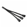 Chunsu 22awg 3Pin Fan 3Way Cooling Cable 3 Pin Fan Splitter Extension Cable-15cm 30cm(30cm) view 1