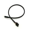 Chunsu 4Pin Fdd Floppy to SATA 15Pin Female Power Adapter Cable Using 18AWG-30cm(20cm) view 1
