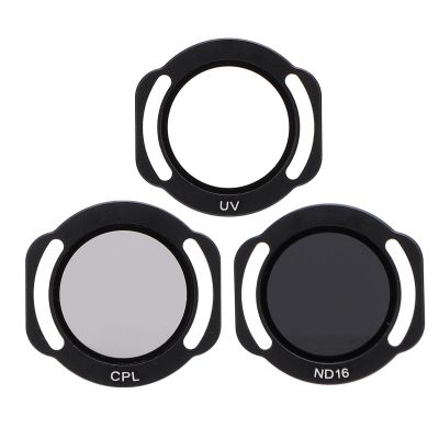 3 in 1 Drone Camera Lens Filter Set, Drone Lens Filter ND CPL Set with Storage Box, Optical Glass, Precision Polishing, for NEO Drone Accessories