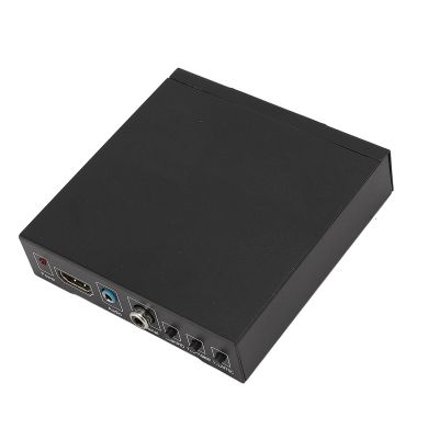 HD Video Converter, 1080P SCART to HDMI Video Audio Converter Adapter, HDMI Sound Converter Replacement for Home (US Plug)