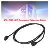 RGB 5050 3528 Strip Lighting Extend Wire 4Pin Connector Extension Cable(5M) view 2