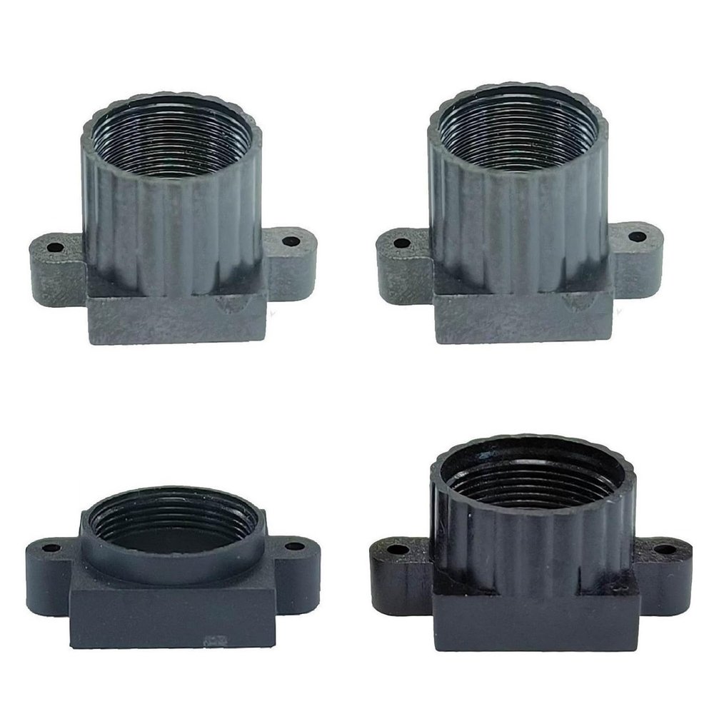 wangzhch M12 Lens Base 18mm mounting Hole spacing 6mm8.5mm 12mm 13m high Plastic Small Lens Connection Base(18mm Hole spacing 12mm high)
