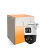 QDVOPHZA 2 6MP/8MP/10MP Red-Bule Warning Light Dual Lens Outdoor PTZ WiFi Camera Vehicle & Human Detection Surveillance(E/U,Cruiser Dual 2 8MP) view 1