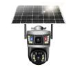 QDVOPHZA 6K 12MP Solar Camera Dual Lens Dual Screen WiFi 4G PTZ Human Tracking Security Surveillance Outdoor Waterproof Zoom Light Alarms(WiFi Camera No Card) view 1