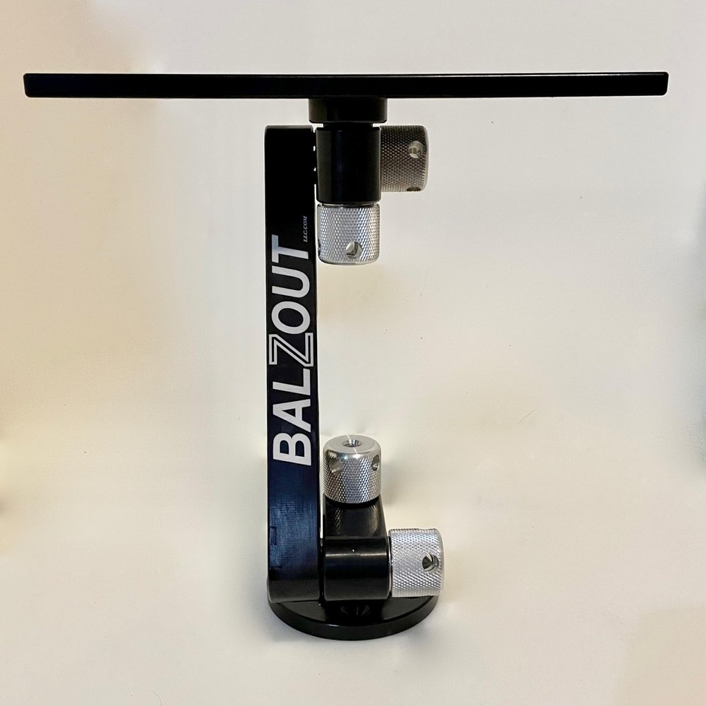 Balzout Black Aluminum 9" Round Base Aluminum Mount Fits Lowrance/RayMarine/Simrad LRM-RB9