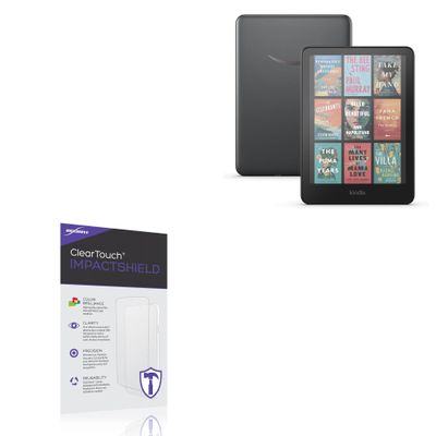 BoxWave Screen Protector Compatible with Amazon Kindle Colorsoft Signature Edition 1st Gen (7 in) - ClearTouch ImpactShield (2-Pack), Impenetrable Screen Protector Flexible Film