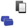 BoxWave Case Compatible with Amazon Kindle Paperwhite 12th Gen (7 in) - SoftSuit with Pocket, Soft Pouch Neoprene Cover Sleeve Zipper Pocket - Super Blue view 1