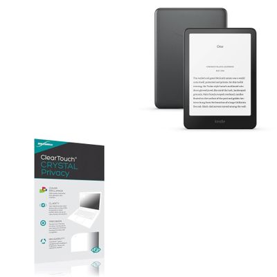 BoxWave Screen Protector Compatible with Amazon Kindle Paperwhite 12th Gen (7 in) - ClearTouch Crystal Privacy (2-Pack), Privacy Screen Protector Flexible Film Clear