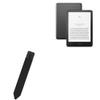 BoxWave Stylus Pouch Compatible with Amazon Kindle Paperwhite 12th Gen (7 in) - Stylus PortaPouch, Pen Stylii Holder Carrier Portable Self-Adhesive - Jet Black view 1