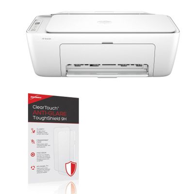 BoxWave Screen Protector Compatible With HP DeskJet 2855e - ClearTouch Anti-Glare ToughShield 9H (2-Pack), Anti-Glare 9H Tough Flexible Film Screen Protector