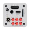Microscope Observation Microscope Cameras 4K UHD I_MX334 Digital Microscope TF HDMI USB Type-C 3.0 Industrial Electronic Microscope Camera for Phone Repair Soldering(300x Lens with Light) view 3