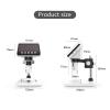 Lab Microscope Accessories 1000X Portable Desktop LCD Digital Microscope High Brightness 8 LEDs 4.3'' Electronic Microscopes Magnifier view 3